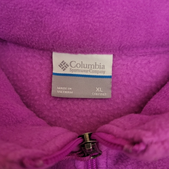 Columbia youth XL zip up fleece - Picture 2 of 5